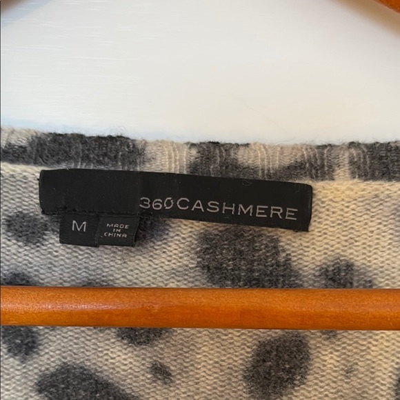 Cashmere Leopard Print Sweater - Picture 2 of 3